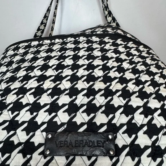 Vera Bradley‎ Triple Zip Hipster Crossbody Midnight Houndstooth - Picture 2 of 4
